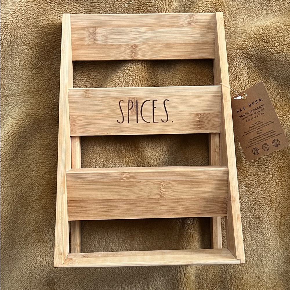 Rae Dunn | Natural Bamboo Spice Holder